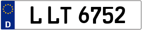 Truck License Plate
